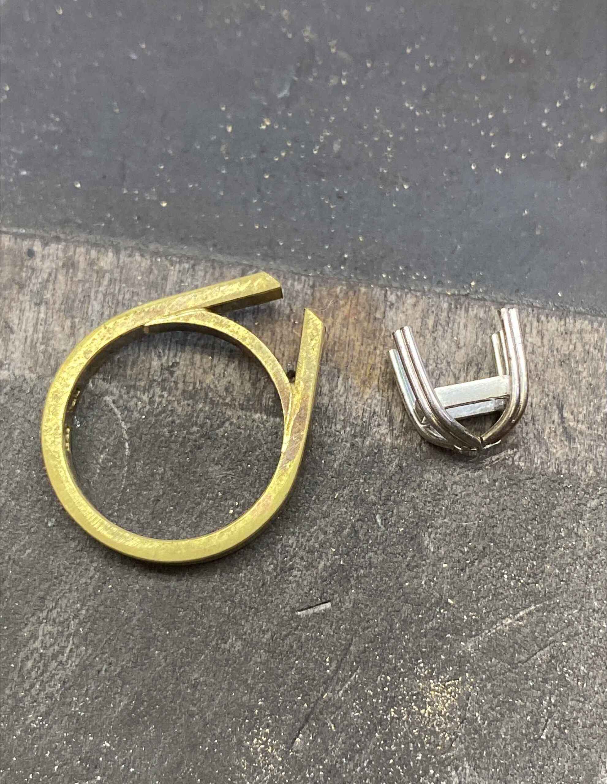 Gold worked by hand